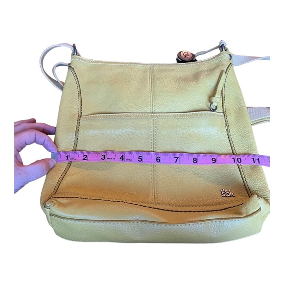 The Sak Iris Leather Crossbody Bag in Bright Lemon Yellow - Picture 13 of 16